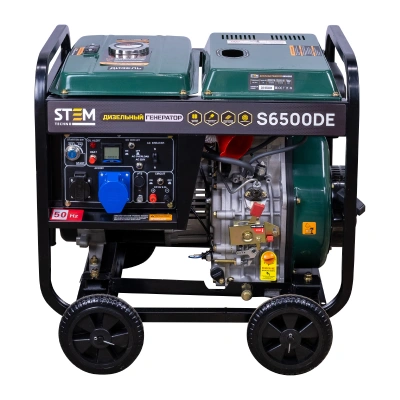 Генератор дизельный STEM Techno S6500DE (6.5 кВт, электростартер, дисплей, подогрев) по ценам производителя в Уфе с доставкой по всей России