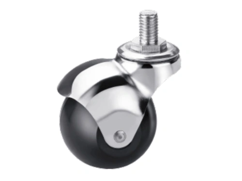 Колесо мебельное поворотное резиновое SCmt 25 50 мм с болтом по ценам производителя в Уфе с доставкой по всей России