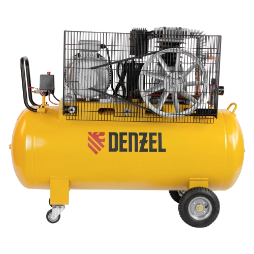 Компрессор воздушный, ременный привод BCI5500-T/200, 5.5 кВт, 200 литров, 850 л/мин Denzel по ценам производителя в Уфе с доставкой по всей России