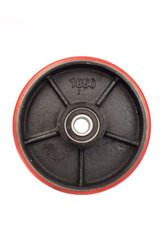 Колесо полиуретан 180х50 мм с подшипником для тележек гидравлических для BF/DF-III/RHP/AC/DF/CW2 по ценам производителя в Уфе с доставкой по всей России