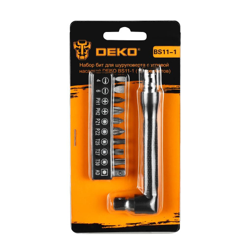 Набор бит с L-образным ключом DEKO BS11-1 (11 предметов) по ценам производителя в Уфе с доставкой по всей России