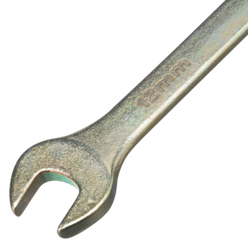 Ключ комбинированный, 12 мм, желтый цинк Сибртех по ценам производителя в Уфе с доставкой по всей России