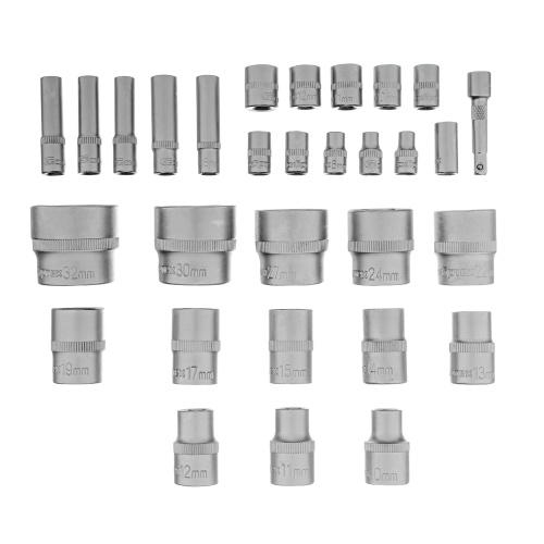 Набор инструментов, 1/2", 1/4", пластиковый кейс 76 предметов Сибртех по ценам производителя в Уфе с доставкой по всей России