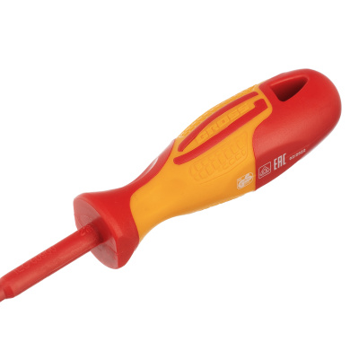 Отвертка диэлектрическая PH0 х 75 мм, CrMo, до 1000 В, двухкомпонентная рукоятка Gross по ценам производителя в Уфе с доставкой по всей России