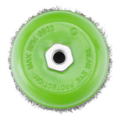 Щетка для УШМ, 125 мм, М14, "чашка", витая проволока Сибртех по ценам производителя в Уфе с доставкой по всей России