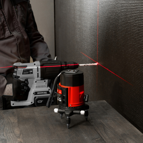 Лазерный уровень CRX-30R, 30 м, красный луч, батарейки, резьба 5/8" MTX по ценам производителя в Уфе с доставкой по всей России