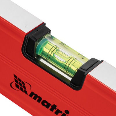 Уровень алюминиевый магнитный, 600 мм, фрезерованный, 3 глазка (1 зеркальный) усиленный Matrix по ценам производителя в Уфе с доставкой по всей России