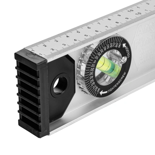 Уровень алюминиевый "Рельс", 400 мм, 3 глазка (1 поворотный) Matrix по ценам производителя в Уфе с доставкой по всей России