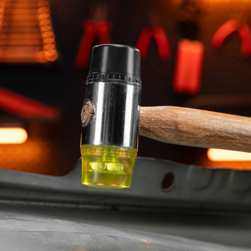 Молоток рихтовочный, бойки 35 мм, комбинированная головка, деревянная ручка Sparta по ценам производителя в Уфе с доставкой по всей России