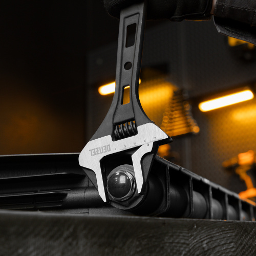 Ключ разводной, 300 мм, CrV, кованый Denzel по ценам производителя в Уфе с доставкой по всей России