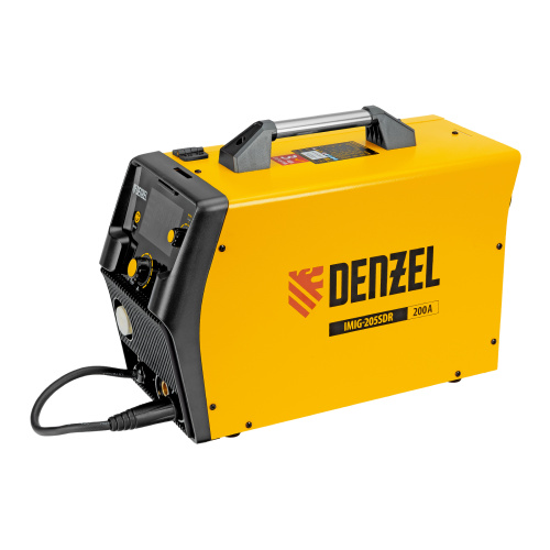 Аппарат инвертор. полуавтомат. cварки IMIG-205SDR, 200 А, ПВ 60%, катушка 5 кг Denzel по ценам производителя в Уфе с доставкой по всей России