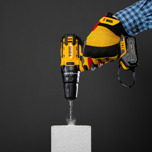 Дрель-шуруповерт аккумуляторная CDL-12-01CB, Li-Ion, 12 В, 1 акк. Denzel по ценам производителя в Уфе с доставкой по всей России