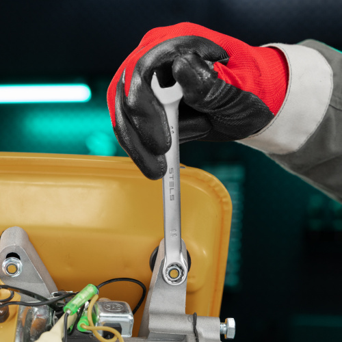 Ключ комбинированный, 11 мм, CrV, матовый хром Stels по ценам производителя в Уфе с доставкой по всей России