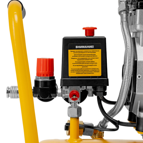 Компрессор DLS950/24 безмаслянный малошумный 950 Вт, 165 л/мин, ресивер 24 л Denzel по ценам производителя в Уфе с доставкой по всей России