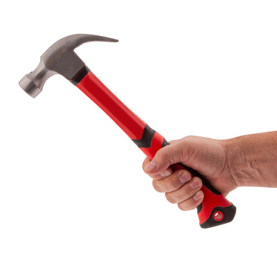 Молоток-гвоздодер, 450 г, боек c магнитом, фибергласовая обрезиненная рукоятка Matrix по ценам производителя в Уфе с доставкой по всей России