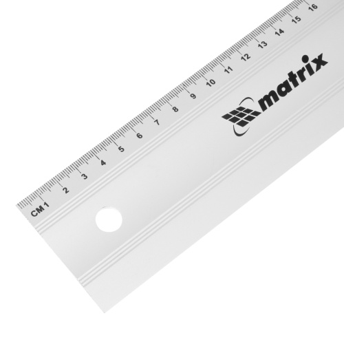 Линейка-уровень, 600 мм, металлическая, пластмассовая ручка 2 глазка Matrix по ценам производителя в Уфе с доставкой по всей России