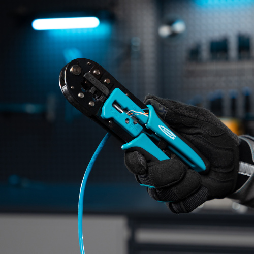 Клещи для обжима телефонных и компьютерных клемм RJ-45, 6P, 8P и RJ-11/12, 6P, 8P Gross по ценам производителя в Уфе с доставкой по всей России