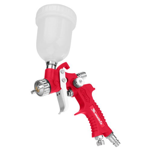 Краскораспылитель HVLP пневмат. с верхним бачком V= 0,1 л, сопло диаметром 0.8 мм Matrix по ценам производителя в Уфе с доставкой по всей России