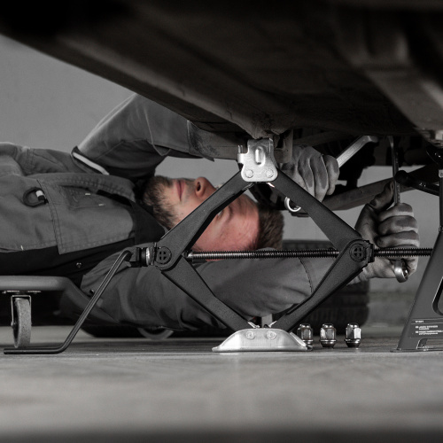 Домкрат ромбический винтовой универсальный ТУ 5.16-469-0213-04, 0,9 т, 100-395 мм Россия по ценам производителя в Уфе с доставкой по всей России