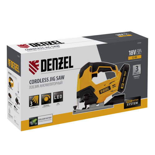 Лобзик аккумуляторный CJ-80, 18В Li-Ion Denzel по ценам производителя в Уфе с доставкой по всей России