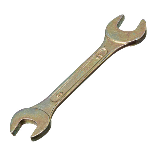 Ключ рожковый, 13 х 14 мм, желтый цинк Сибртех по ценам производителя в Уфе с доставкой по всей России