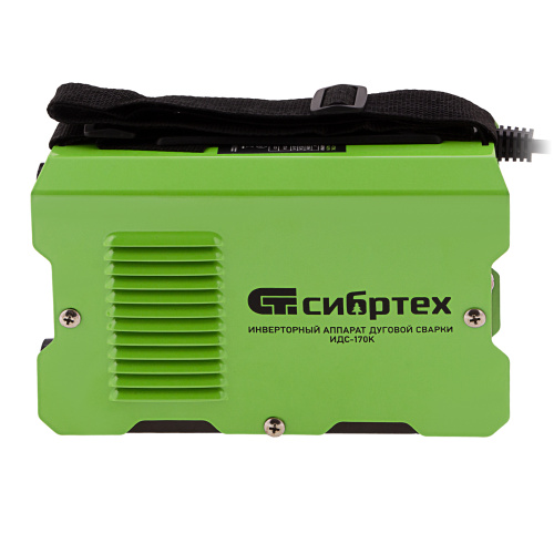 Инверторный аппарат дуговой сварки ИДС-170K, 170 А, ПВ 80%, диаметр электрода 1,6-3,2 мм Сибртех по ценам производителя в Уфе с доставкой по всей России