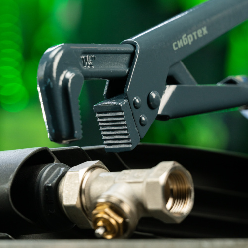 Ключ трубный рычажный КТР-2, 1.5", кованый, тип "L" Сибртех по ценам производителя в Уфе с доставкой по всей России