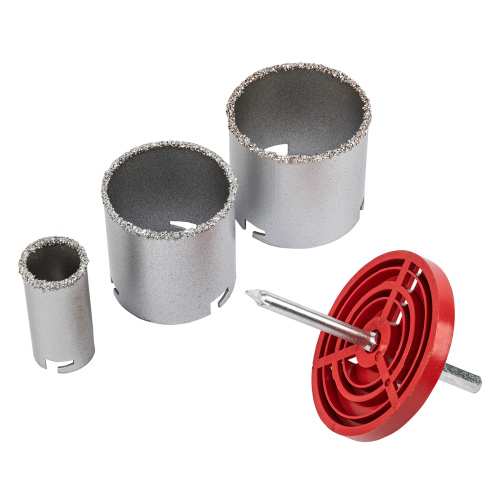 Набор коронок по керамической плитке, 33-67-73 мм, шестигранный хвостовик Matrix по ценам производителя в Уфе с доставкой по всей России