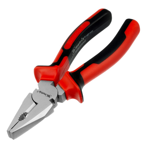 Плоскогубцы Nickel, 160 мм, никелированные, двухкомпонентные рукоятки Matrix по ценам производителя в Уфе с доставкой по всей России