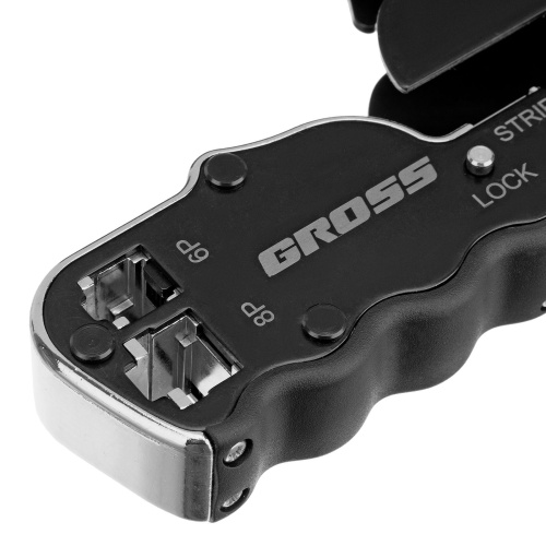 Клещи для обжима телефонных и компьютерных клемм RJ45, 8P и RJ11/12, 6P, компактный размер, CAT5 Gross по ценам производителя в Уфе с доставкой по всей России