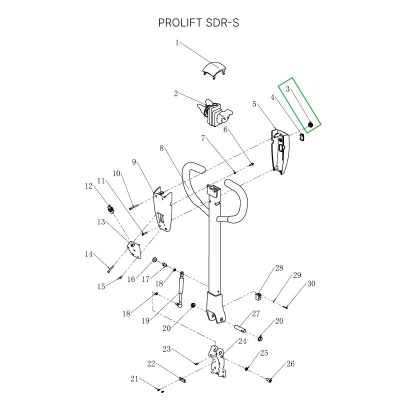 Кнопки подъема-опускания вил для штабелеров SDR-S по ценам производителя в Уфе с доставкой по всей России