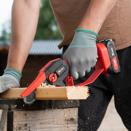 Цепная мини-пила аккумуляторная, MCS-100, шина 100 мм, Li-Ion, 20 В MTX по ценам производителя в Уфе с доставкой по всей России