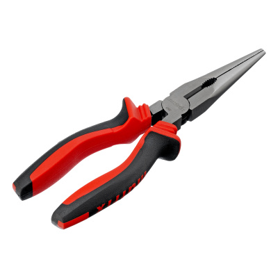 Длинногубцы прямые, 200 мм, хром-ванадий, двухкомпонентные рукоятки Matrix по ценам производителя в Уфе с доставкой по всей России