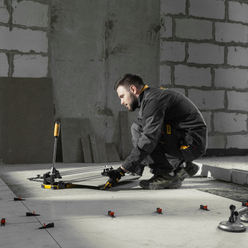 Плиткорез 600х14мм, цельнометал. напр., каретка на подш., стальная станина, рукоятка-пенал Denzel по ценам производителя в Уфе с доставкой по всей России