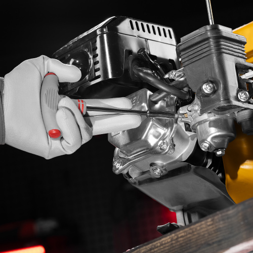 Отвертка с Т-образной эргономичной ручкой и набором бит, 11 шт, CrV Matrix по ценам производителя в Уфе с доставкой по всей России