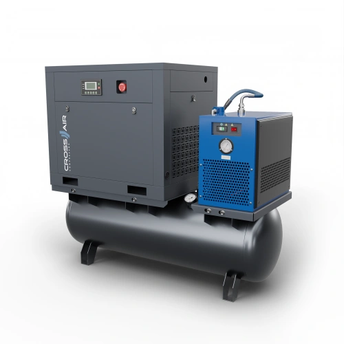 Винтовой компрессор с осушителем CrossAir CA11-10RA-500DRY по ценам производителя в Уфе с доставкой по всей России