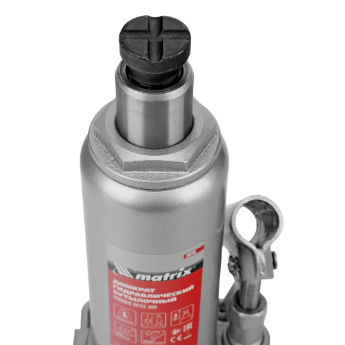 Домкрат гидравлический бутылочный, 6 т, h подъема 216-413 мм Matrix по ценам производителя в Уфе с доставкой по всей России
