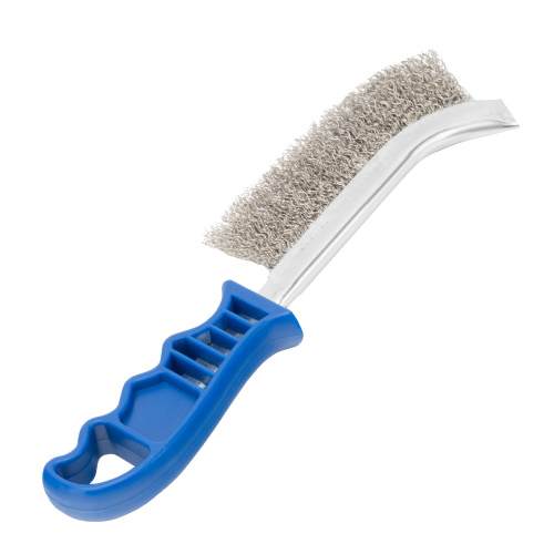Щетка зачистная, металлическая с пластмассовой ручкой, нержавеющая проволока Барс по ценам производителя в Уфе с доставкой по всей России