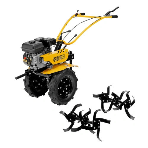 Мотоблок DPT-170S, 7 л.с., ремен.сцеп, фрез 3х4, ШОМ, передачи 2В/1Н Denzel по ценам производителя в Уфе с доставкой по всей России