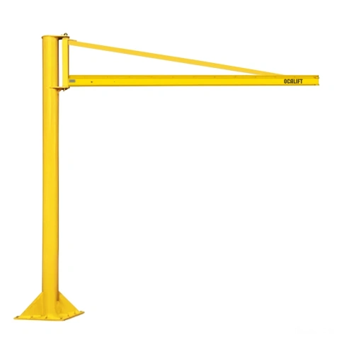 Кран консольный на колонне гп 500кг стрела 4м высота 4м КВК по ценам производителя в Уфе с доставкой по всей России