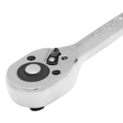 Ключ-трещотка 3/8", 45 зубьев, с быстрым сбросом, CrV, хром Сибртех по ценам производителя в Уфе с доставкой по всей России