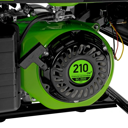 Генератор бензиновый БС-3500, 3.2 кВт, 230В, четырехтактный, 15 л, ручной стартер Сибртех по ценам производителя в Уфе с доставкой по всей России