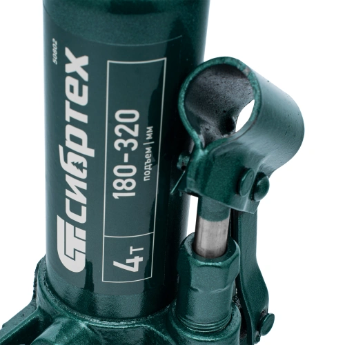 Домкрат гидравлический бутылочный, 4 т, 180-320 мм Сибртех по ценам производителя в Уфе с доставкой по всей России