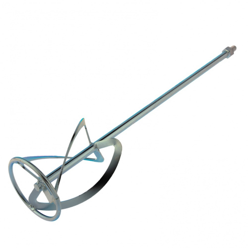 Насадка для миксера, для легких растворов, 120 х 590 мм, оцинкованная, хвостовик резьба М14 Сибртех по ценам производителя в Уфе с доставкой по всей России