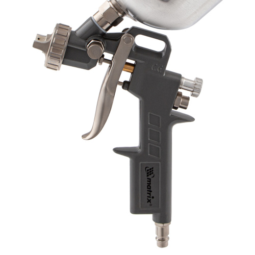 Краскораспылитель пневматический с верхним бачком V 1, 0 л, сопло D 1.2, 1.5 и 1.8 мм Matrix по ценам производителя в Уфе с доставкой по всей России