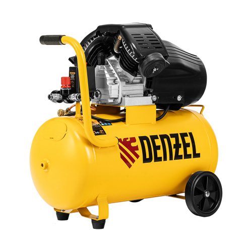 Компрессор воздушный прям. привод DCV1800/50, 1,8 кВт, 50 литров, 320 л/мин Denzel по ценам производителя в Уфе с доставкой по всей России