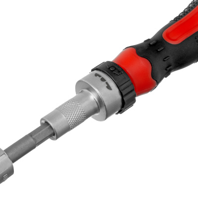 Отвертка реверсивная с набором бит и насадок торцевых, CrV, 1/4, 16 шт Matrix по ценам производителя в Уфе с доставкой по всей России