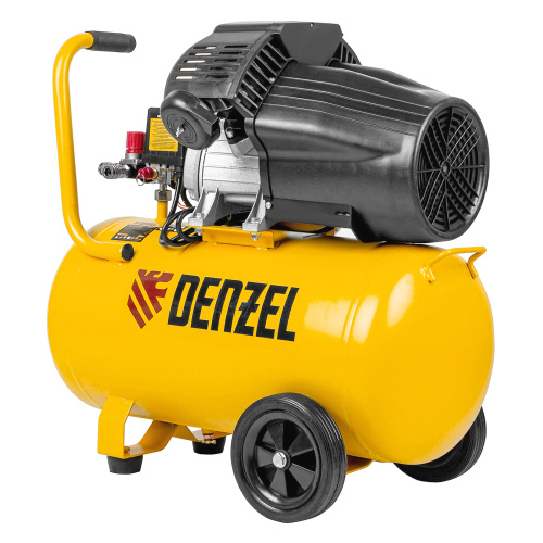 Компрессор воздушный DCV2200/50, прямой привод, 2.2 кВт, 50 литров, 380 л/мин Denzel по ценам производителя в Уфе с доставкой по всей России