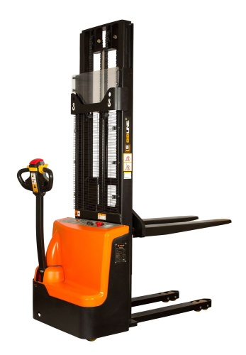 Штабелер электрический самоходный, поводковый 1,5 т - 3 м Вилы: 1150 , Гелевая АКБ, WS1530 SIBLINE по ценам производителя в Уфе с доставкой по всей России