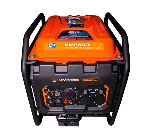 Генератор бензиновый инверторный 3,6 кВт 220В 12 л с электростартером TOR KM3600i по ценам производителя в Уфе с доставкой по всей России